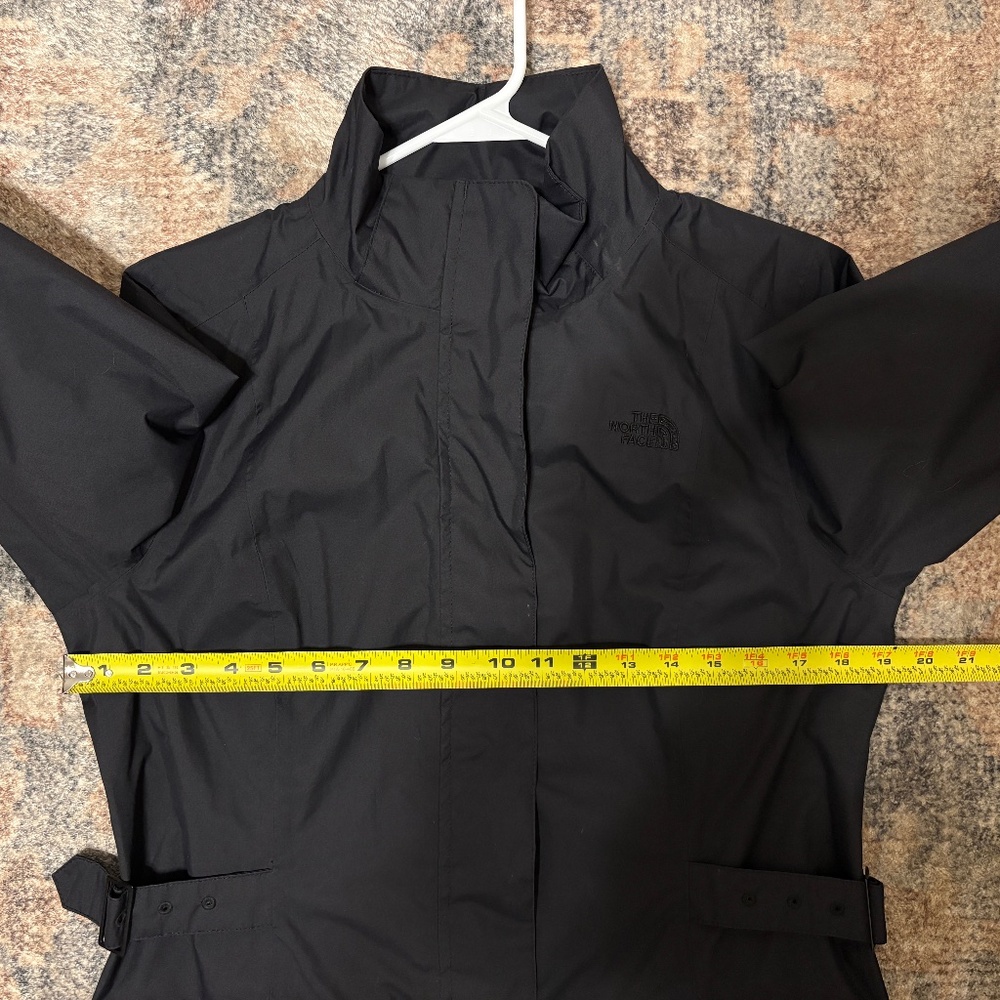 The North Face Women's Tomales Bay Full-Zip Rain Jacket M Black Logo No Hood - Picture 7 of 10